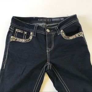 Grace in LA Skinny Jeans Size 27